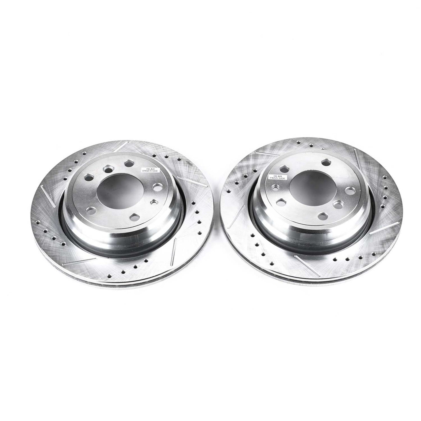 PowerStop Power Stop 94-95 BMW 540i Rear Evolution Drilled & Slotted Rotors - Pair EBR449XPR