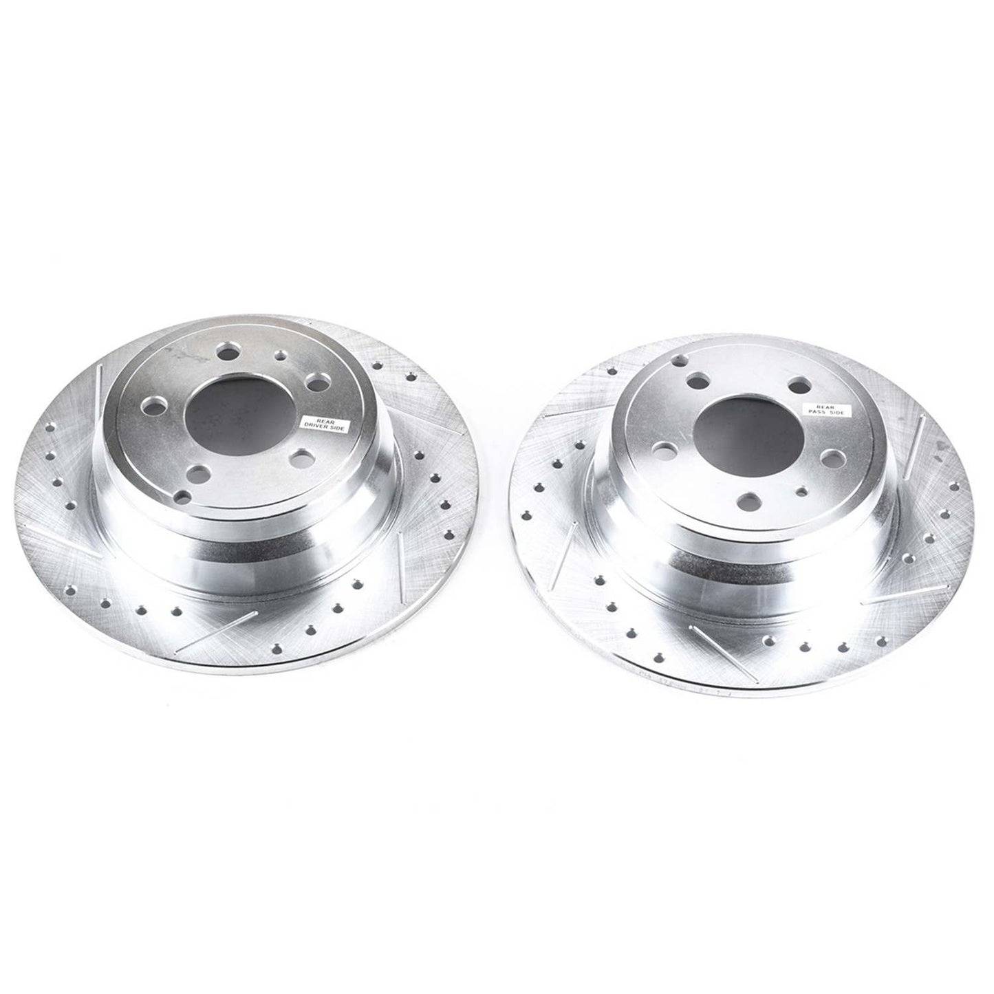 PowerStop Power Stop 94-97 Volvo 850 Rear Evolution Drilled & Slotted Rotors - Pair EBR459XPR
