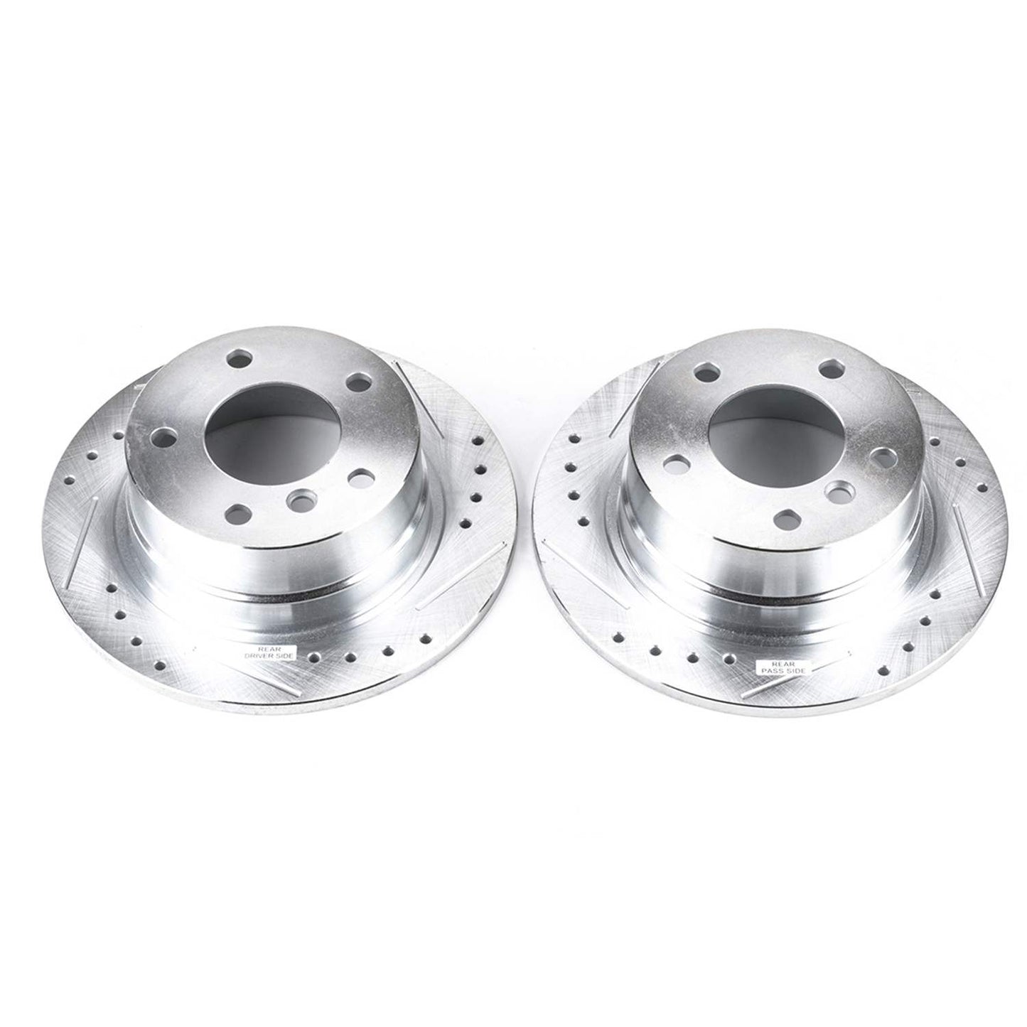 PowerStop Power Stop 95-99 BMW 318ti Rear Evolution Drilled & Slotted Rotors - Pair EBR474XPR