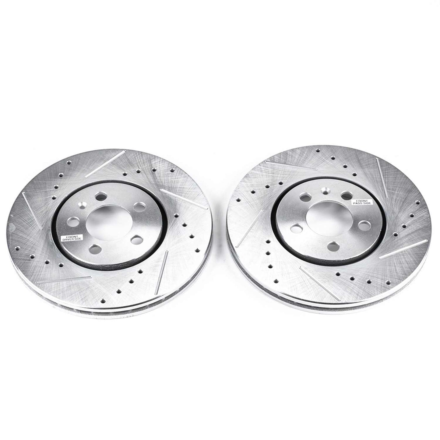 PowerStop Power Stop 96-99 Volkswagen Golf Front Evolution Drilled & Slotted Rotors - Pair EBR482XPR
