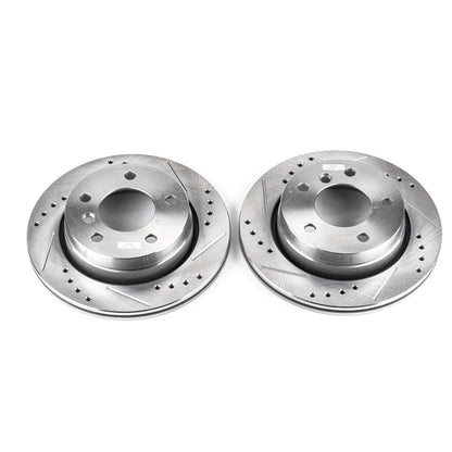 PowerStop Power Stop 2000 BMW 323Ci Rear Evolution Drilled & Slotted Rotors - Pair EBR488XPR