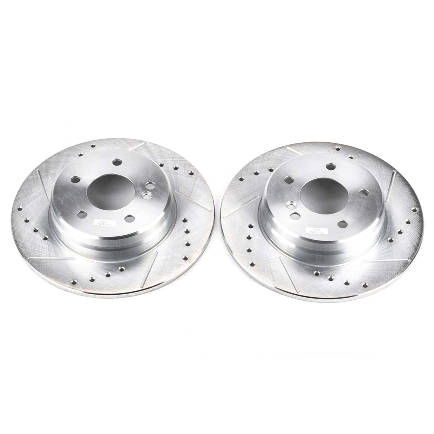 PowerStop Power Stop 96-97 Mercedes-Benz C36 AMG Rear Evolution Drilled & Slotted Rotors - Pair EBR491XPR