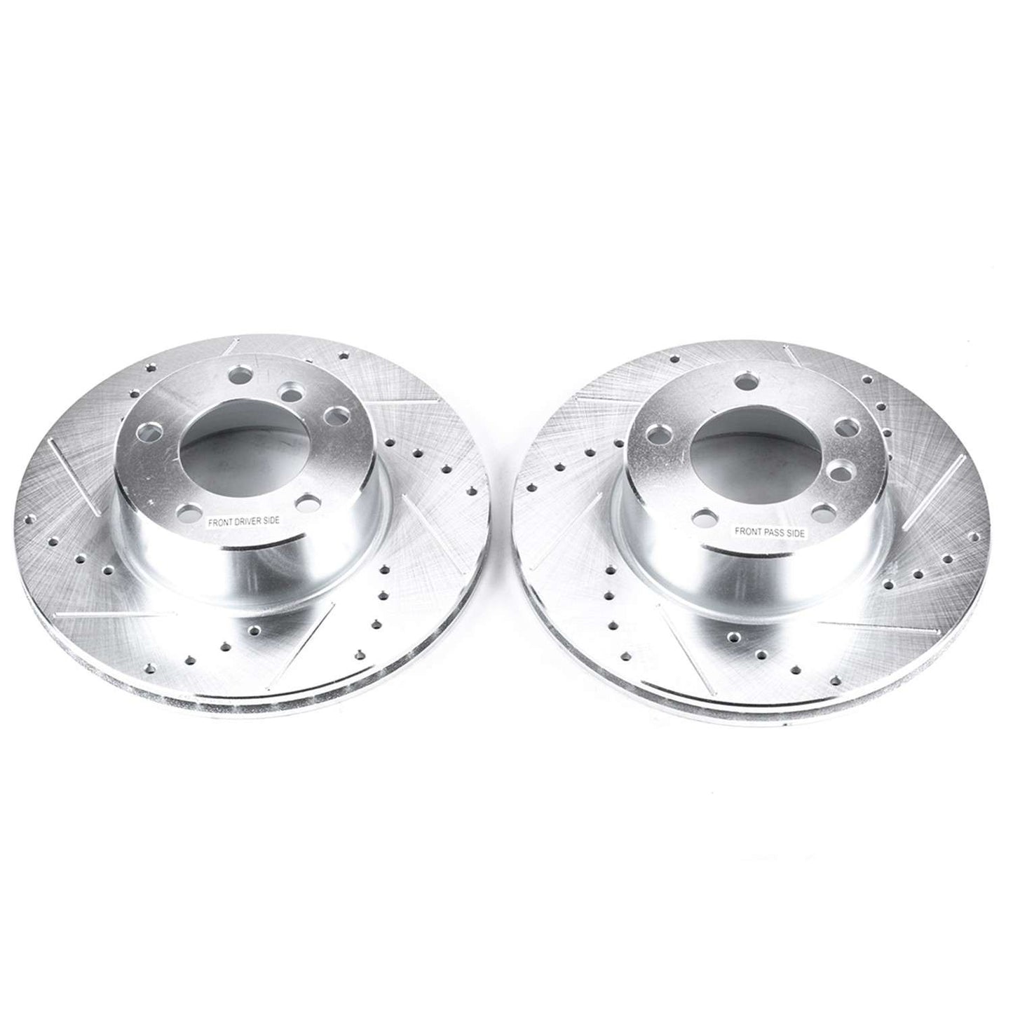 PowerStop Power Stop 01-03 BMW 525i Front Evolution Drilled & Slotted Rotors - Pair EBR496XPR