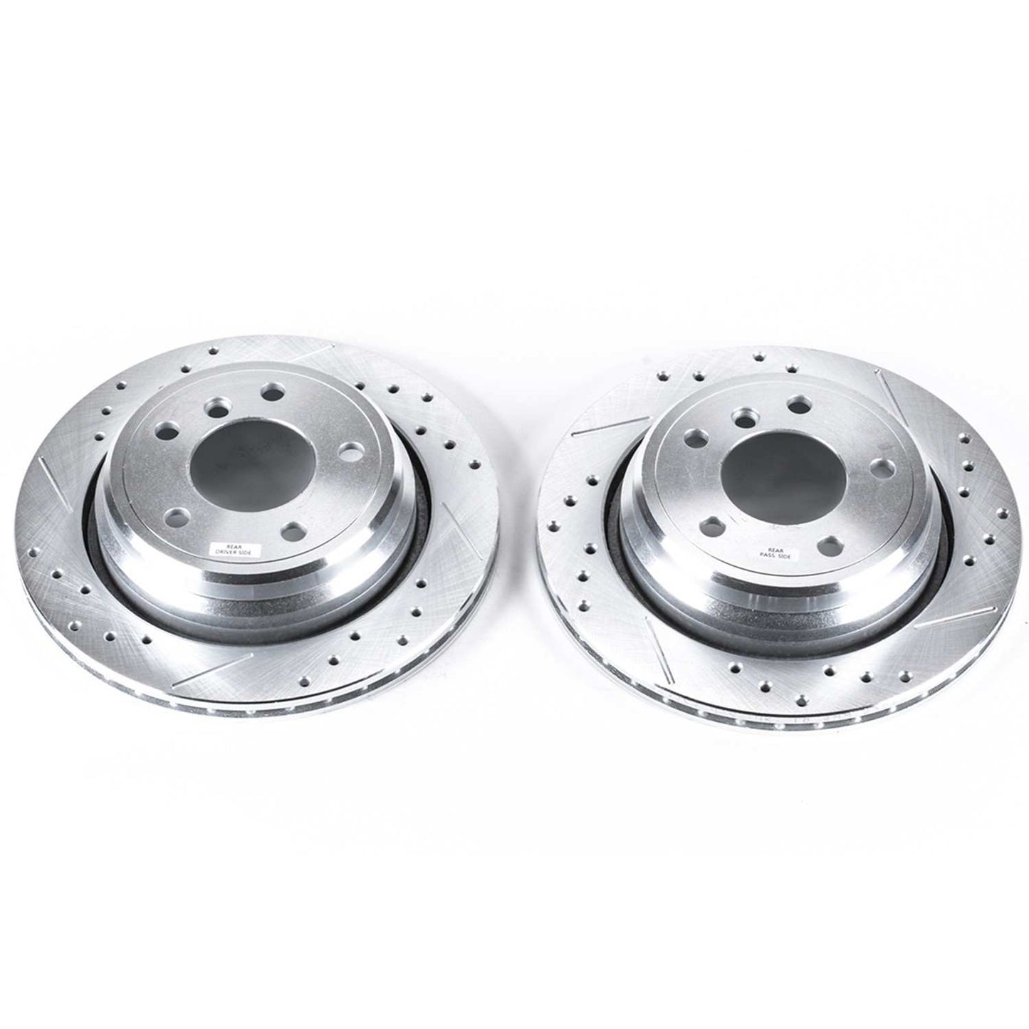 PowerStop Power Stop 01-03 BMW 525i Rear Evolution Drilled & Slotted Rotors - Pair EBR497XPR