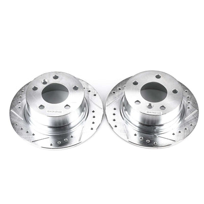 PowerStop Power Stop 96-02 BMW Z3 Rear Evolution Drilled & Slotted Rotors - Pair EBR498XPR