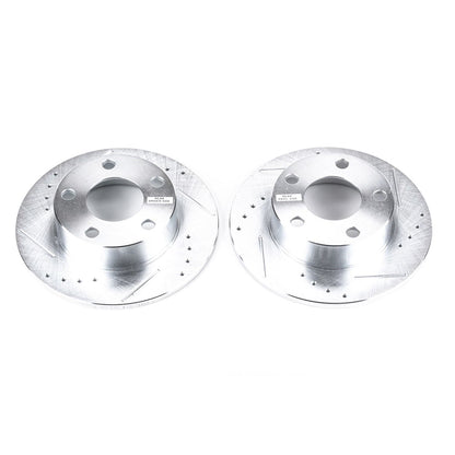 PowerStop Power Stop 98-01 Audi A6 Quattro Rear Evolution Drilled & Slotted Rotors - Pair EBR619XPR