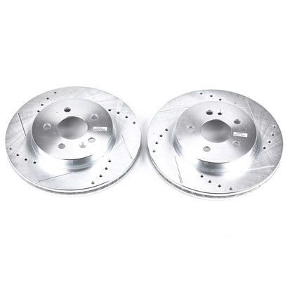 PowerStop Power Stop 98-03 Mercedes-Benz ML320 Front Evolution Drilled & Slotted Rotors - Pair EBR626XPR
