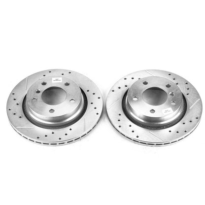PowerStop Power Stop 2000 BMW 323i Rear Evolution Drilled & Slotted Rotors - Pair EBR631XPR