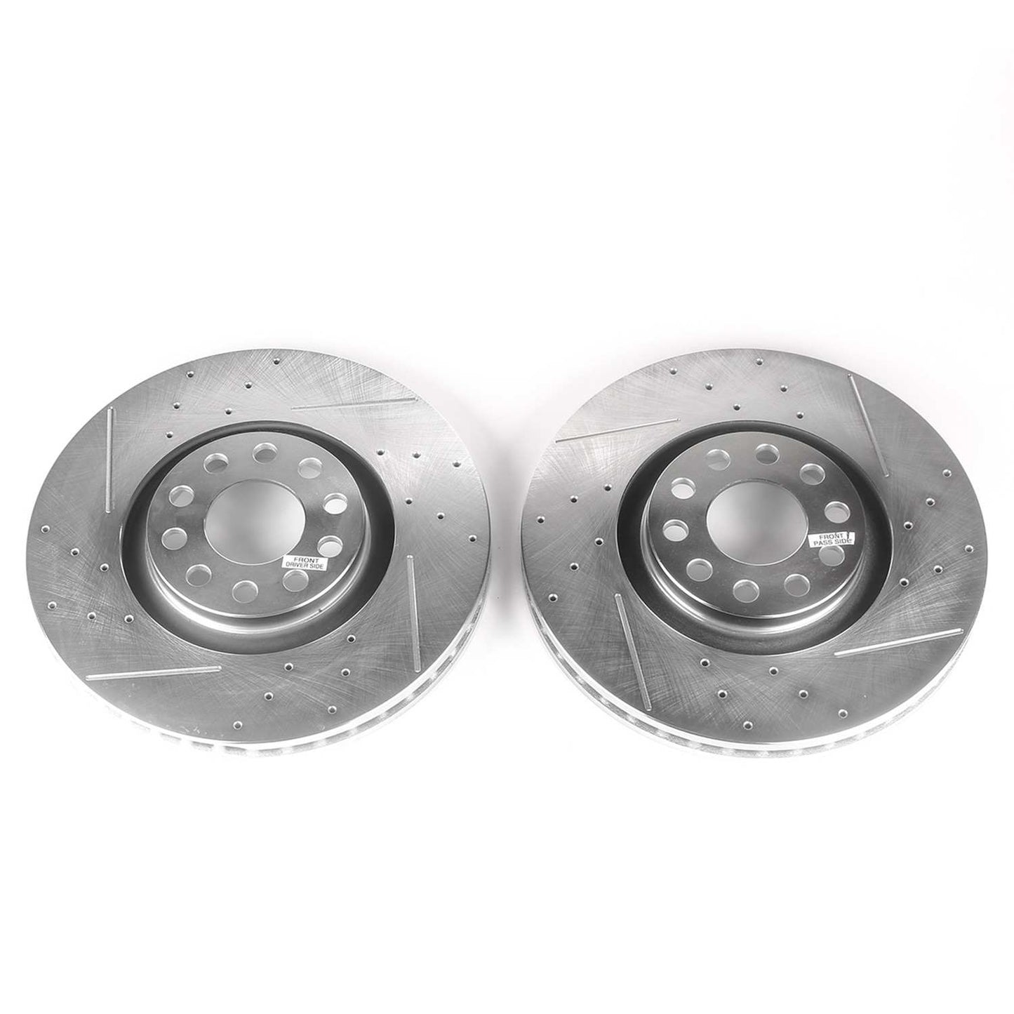 PowerStop Power Stop 06-09 Audi A4 Front Evolution Drilled & Slotted Rotors - Pair EBR637XPR