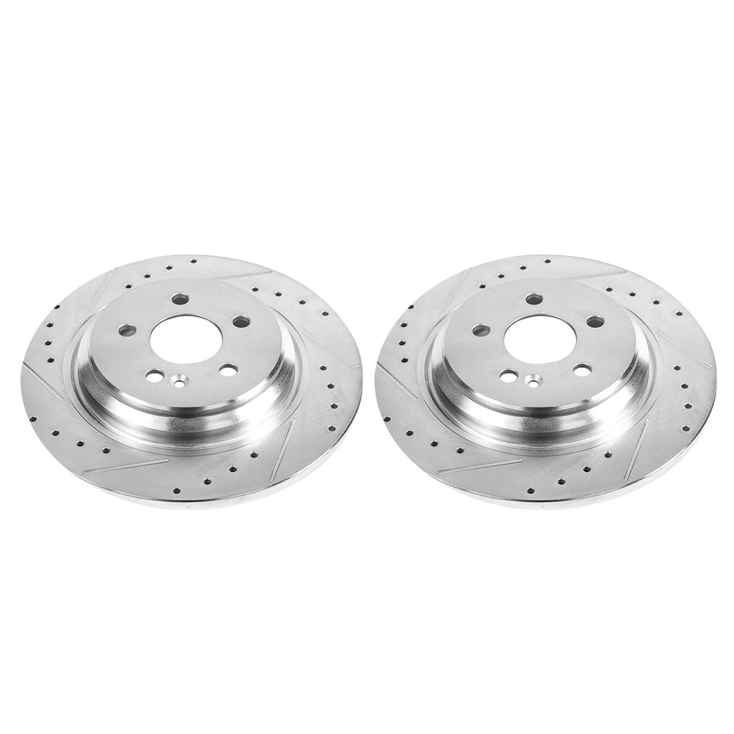 PowerStop Power Stop 00-03 Mercedes-Benz ML55 AMG Rear Evolution Drilled & Slotted Rotors - Pair EBR640XPR