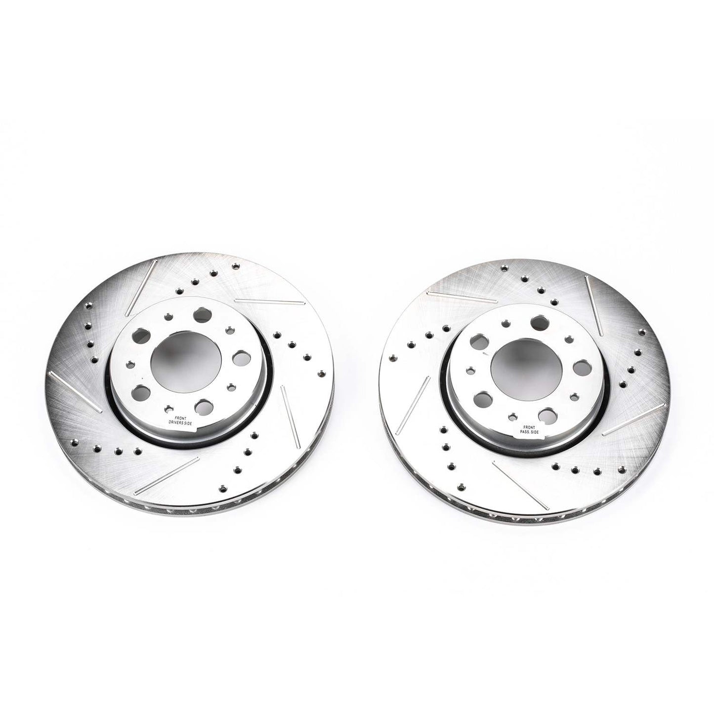 PowerStop Power Stop 01-07 Volvo S60 Front Evolution Drilled & Slotted Rotors - Pair EBR642XPR