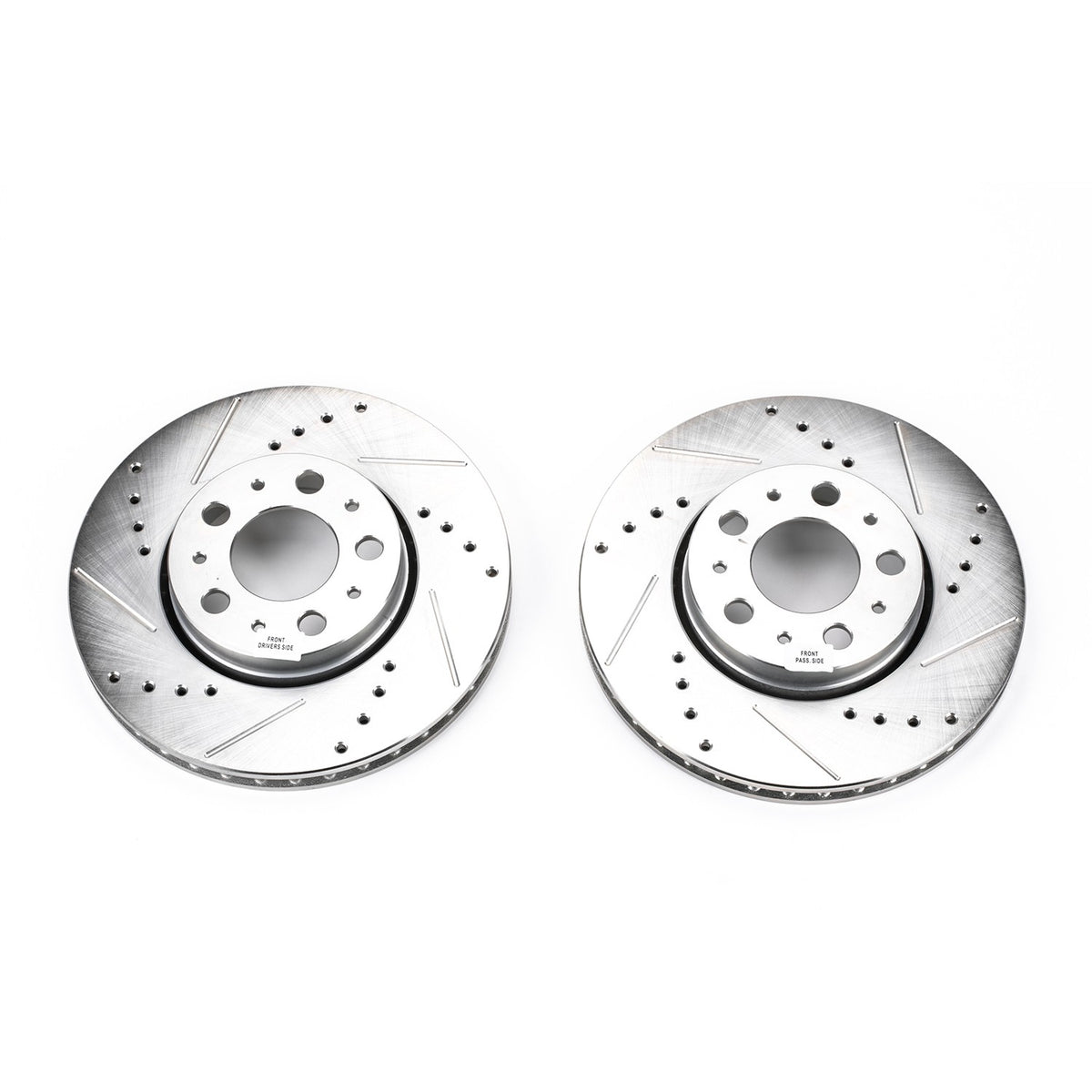 PowerStop Power Stop 01-07 Volvo S60 Front Evolution Drilled & Slotted Rotors - Pair EBR642XPR