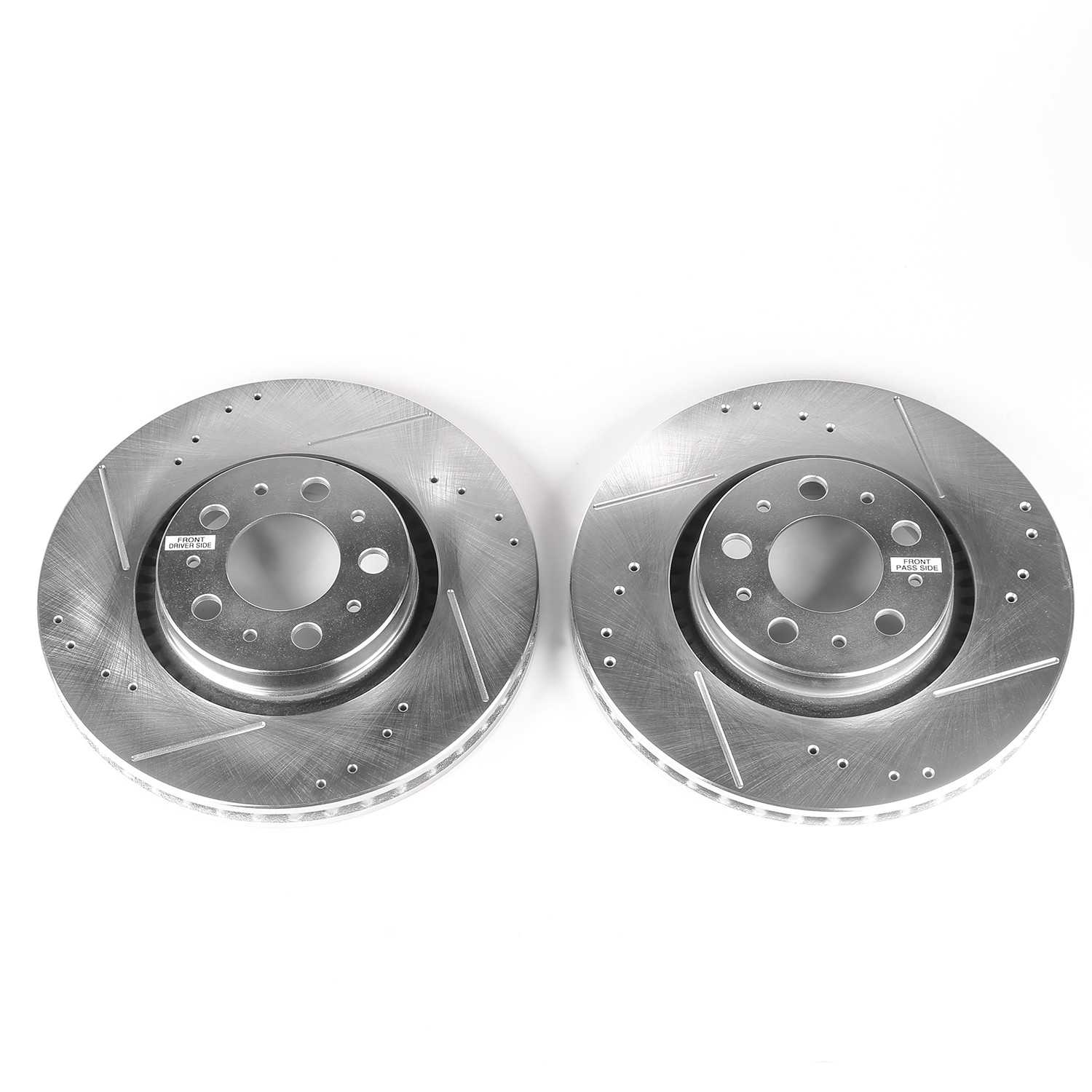 PowerStop Power Stop 01-09 Volvo S60 Front Evolution Drilled & Slotted Rotors - Pair EBR643XPR