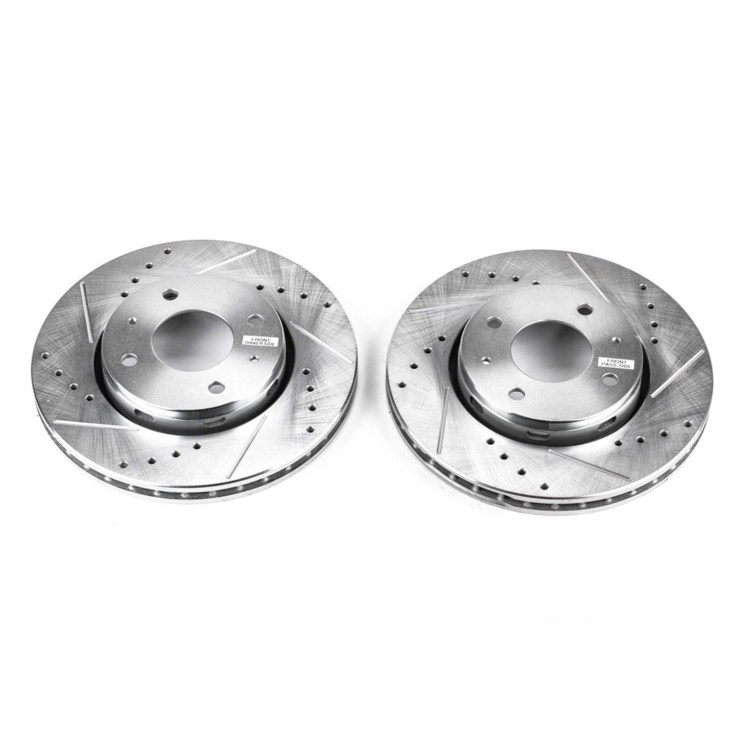 PowerStop Power Stop 00-04 Volvo S40 Front Evolution Drilled & Slotted Rotors - Pair EBR644XPR