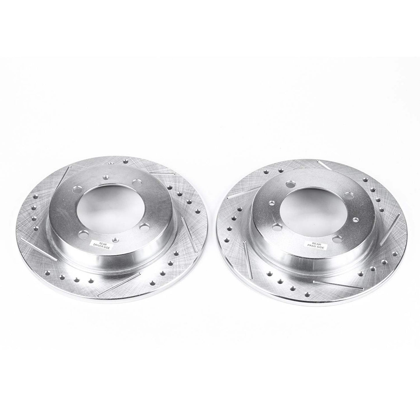 PowerStop Power Stop 00-04 Volvo S40 Rear Evolution Drilled & Slotted Rotors - Pair EBR645XPR