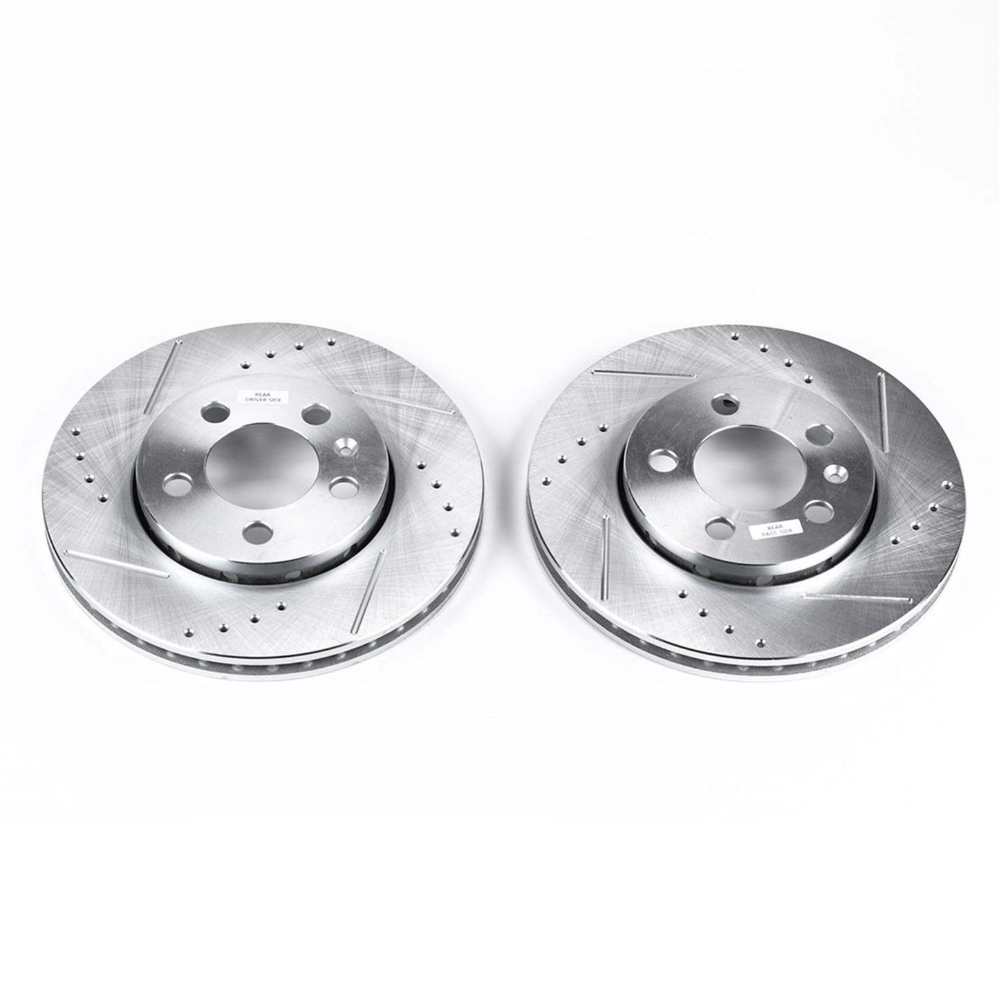PowerStop Power Stop 00-06 Audi TT Quattro Rear Evolution Drilled & Slotted Rotors - Pair EBR647XPR