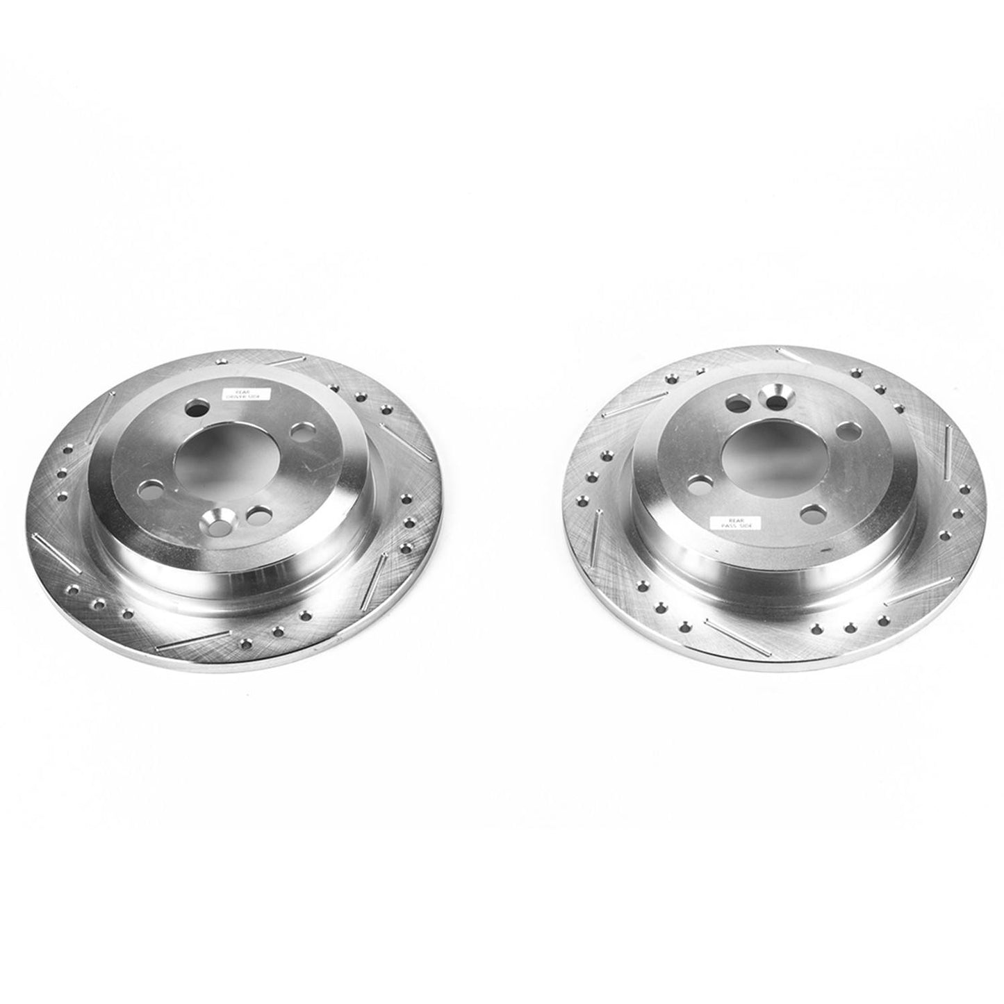 PowerStop Power Stop 02-06 Mini Cooper Rear Evolution Drilled & Slotted Rotors - Pair EBR652XPR