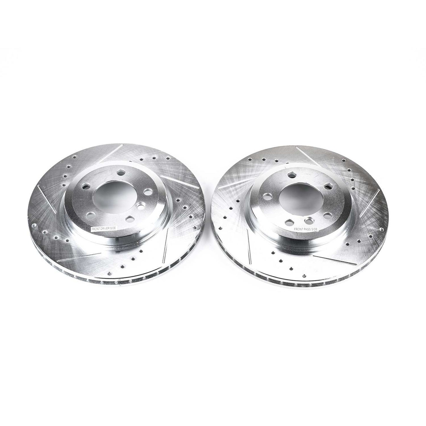 PowerStop Power Stop 01-06 BMW 330Ci Front Evolution Drilled & Slotted Rotors - Pair EBR653XPR