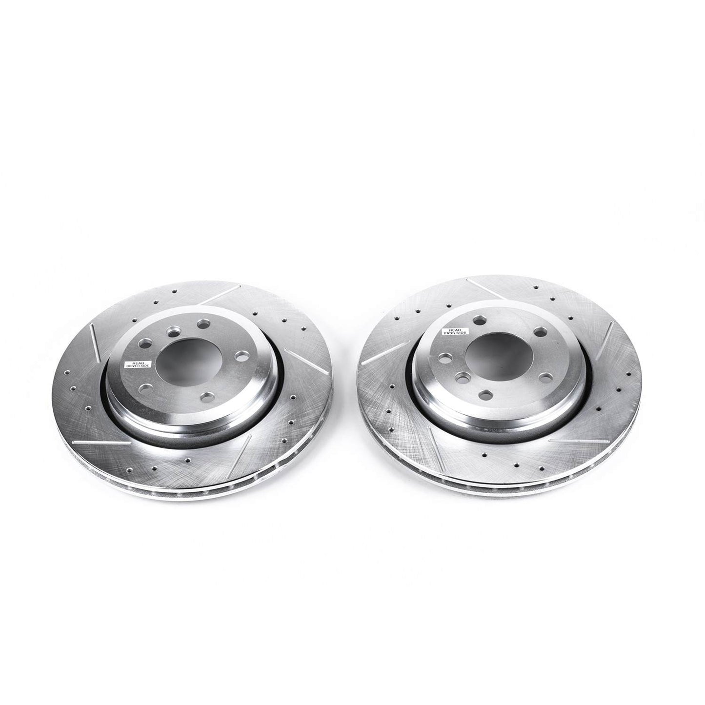 PowerStop Power Stop 01-06 BMW 330Ci Rear Evolution Drilled & Slotted Rotors - Pair EBR654XPR