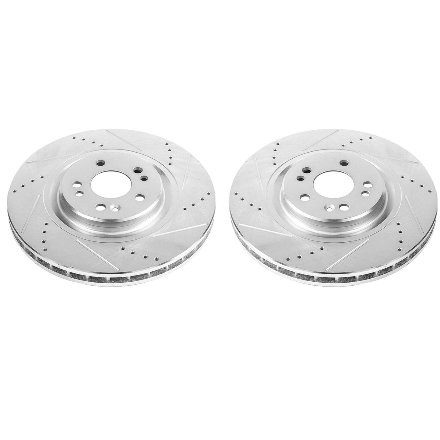 PowerStop Power Stop 00-03 Mercedes-Benz ML55 AMG Front Evolution Drilled & Slotted Rotors - Pair EBR660XPR