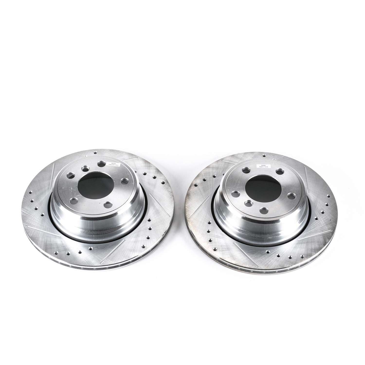 PowerStop Power Stop 02-06 BMW X5 Rear Evolution Drilled & Slotted Rotors - Pair EBR668XPR