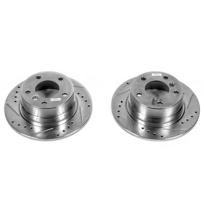 PowerStop Power Stop 03-05 BMW Z4 Rear Evolution Drilled & Slotted Rotors - Pair EBR669XPR