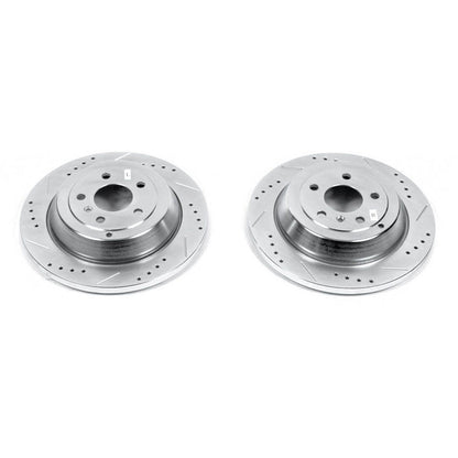 PowerStop Power Stop 07-09 Mercedes-Benz ML320 Rear Evolution Drilled & Slotted Rotors - Pair EBR677XPR