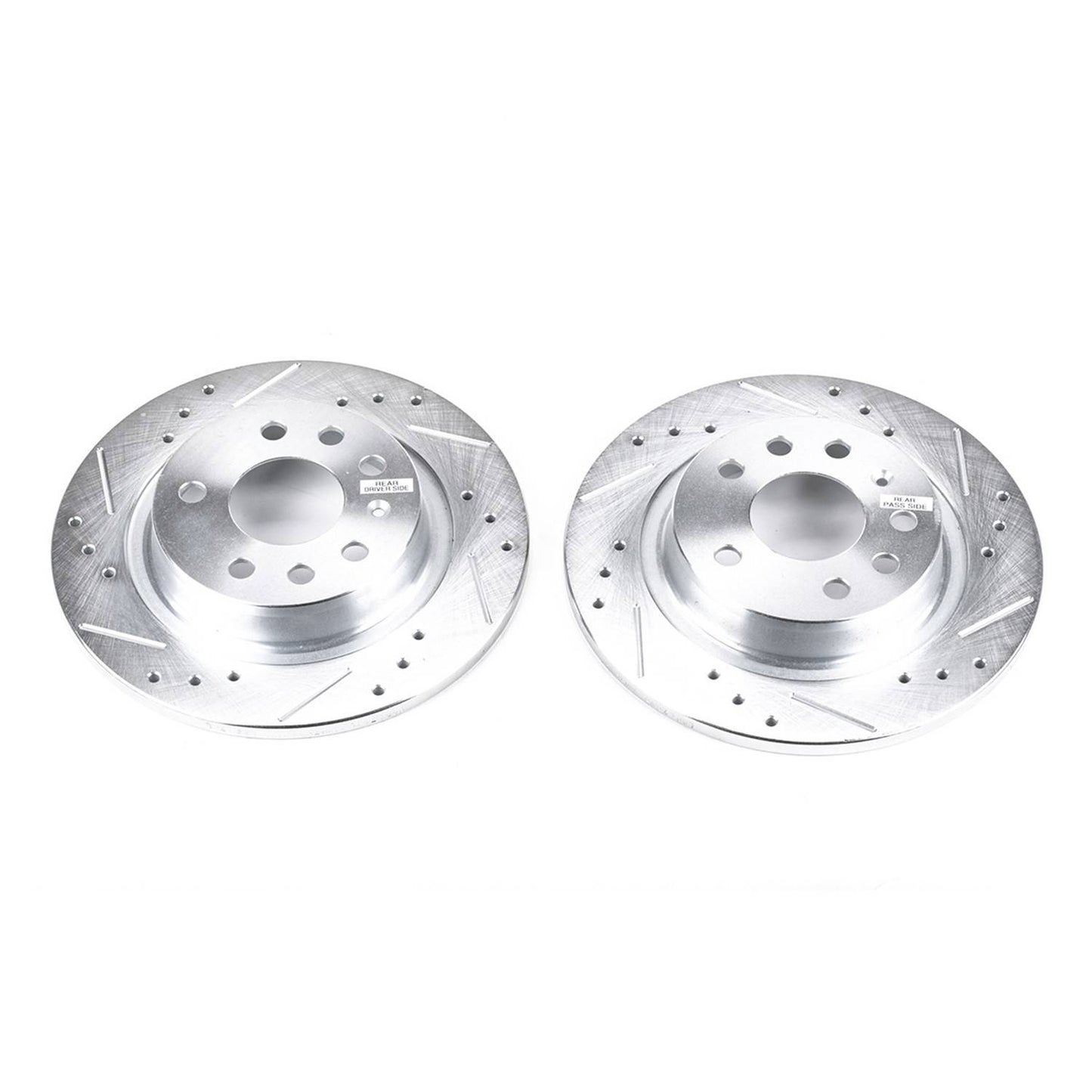 PowerStop Power Stop 03-11 Saab 9-3 Rear Evolution Drilled & Slotted Rotors - Pair EBR679XPR