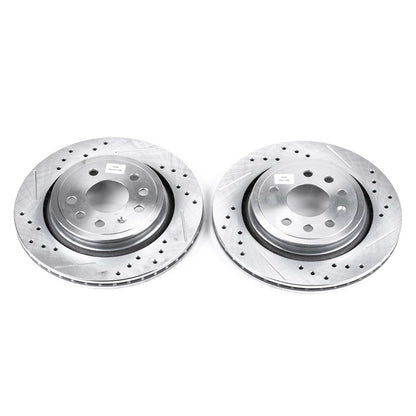 PowerStop Power Stop 03-11 Saab 9-3 Rear Evolution Drilled & Slotted Rotors - Pair EBR680XPR