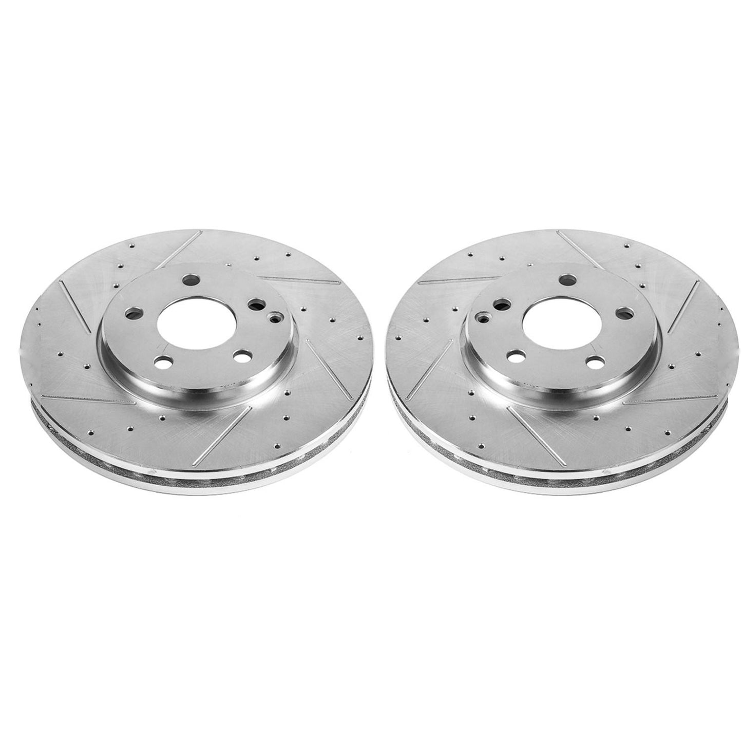 PowerStop Power Stop 04-05 Mercedes-Benz E320 Front Evolution Drilled & Slotted Rotors - Pair EBR684XPR