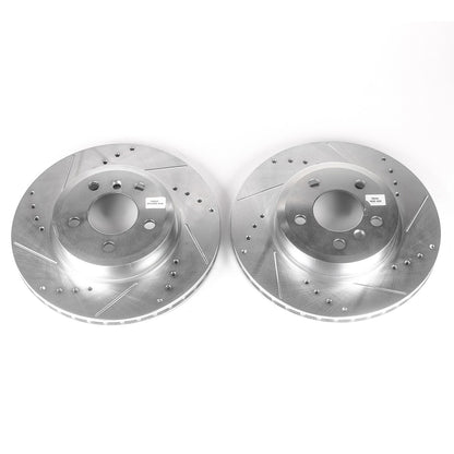 PowerStop Power Stop 04-10 BMW X3 Front Evolution Drilled & Slotted Rotors - Pair EBR688XPR