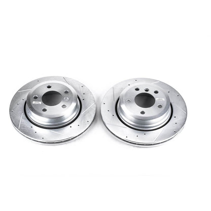PowerStop Power Stop 04-10 BMW X3 Rear Evolution Drilled & Slotted Rotors - Pair EBR689XPR