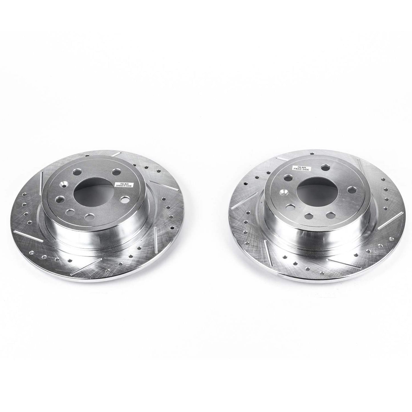 PowerStop Power Stop 99-10 Saab 9-5 Rear Evolution Drilled & Slotted Rotors - Pair EBR693XPR