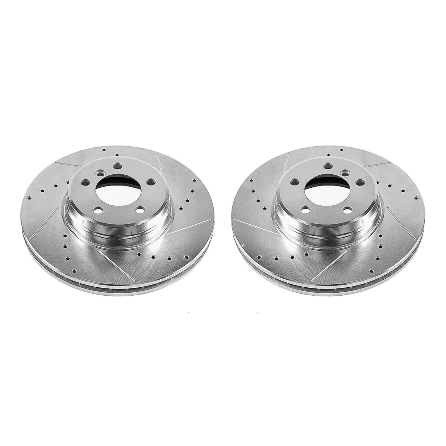 PowerStop Power Stop 03-05 Land Rover Range Rover Front Evolution Drilled & Slotted Rotors - Pair EBR695XPR