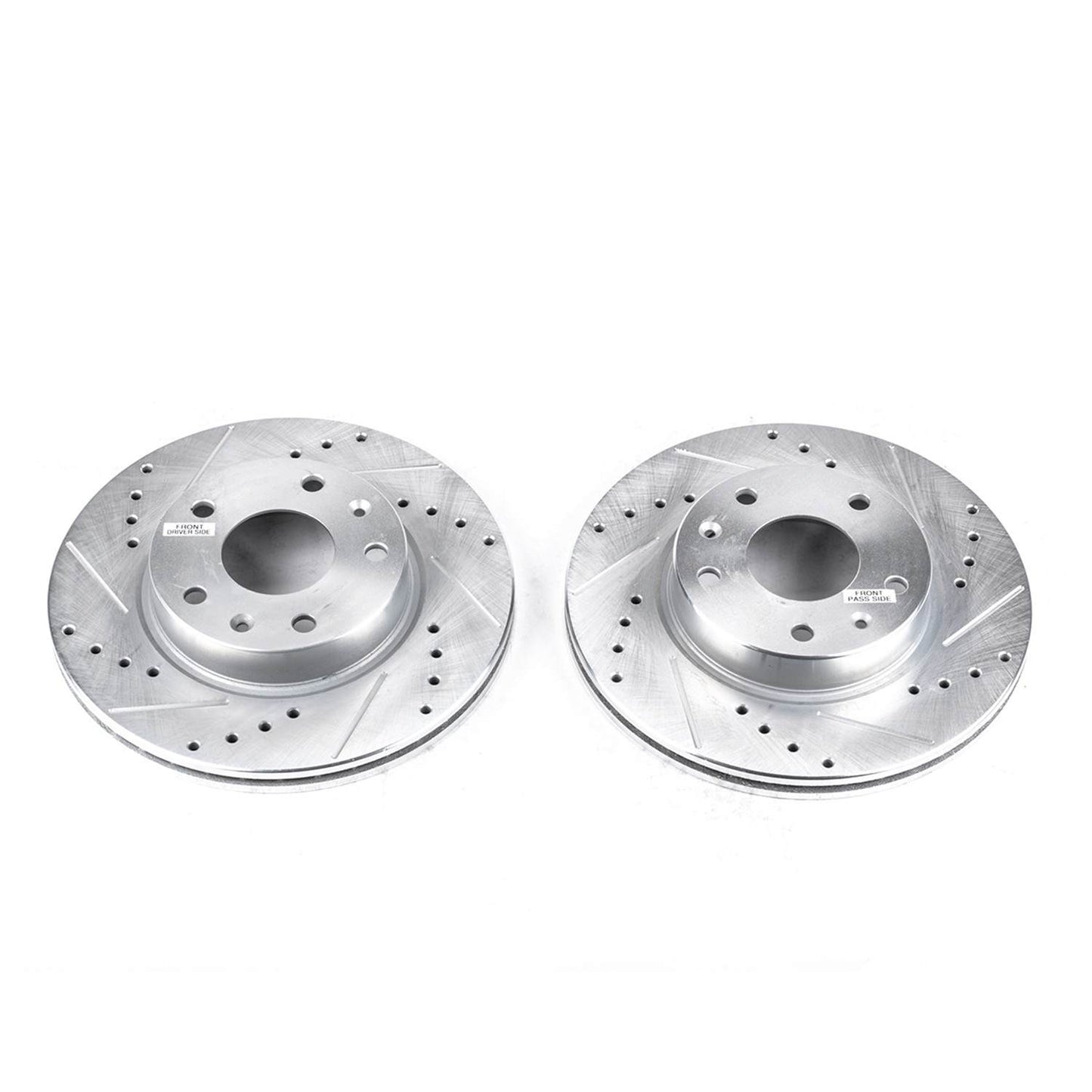 PowerStop Power Stop 02-05 Land Rover Freelander Front Evolution Drilled & Slotted Rotors - Pair EBR809XPR