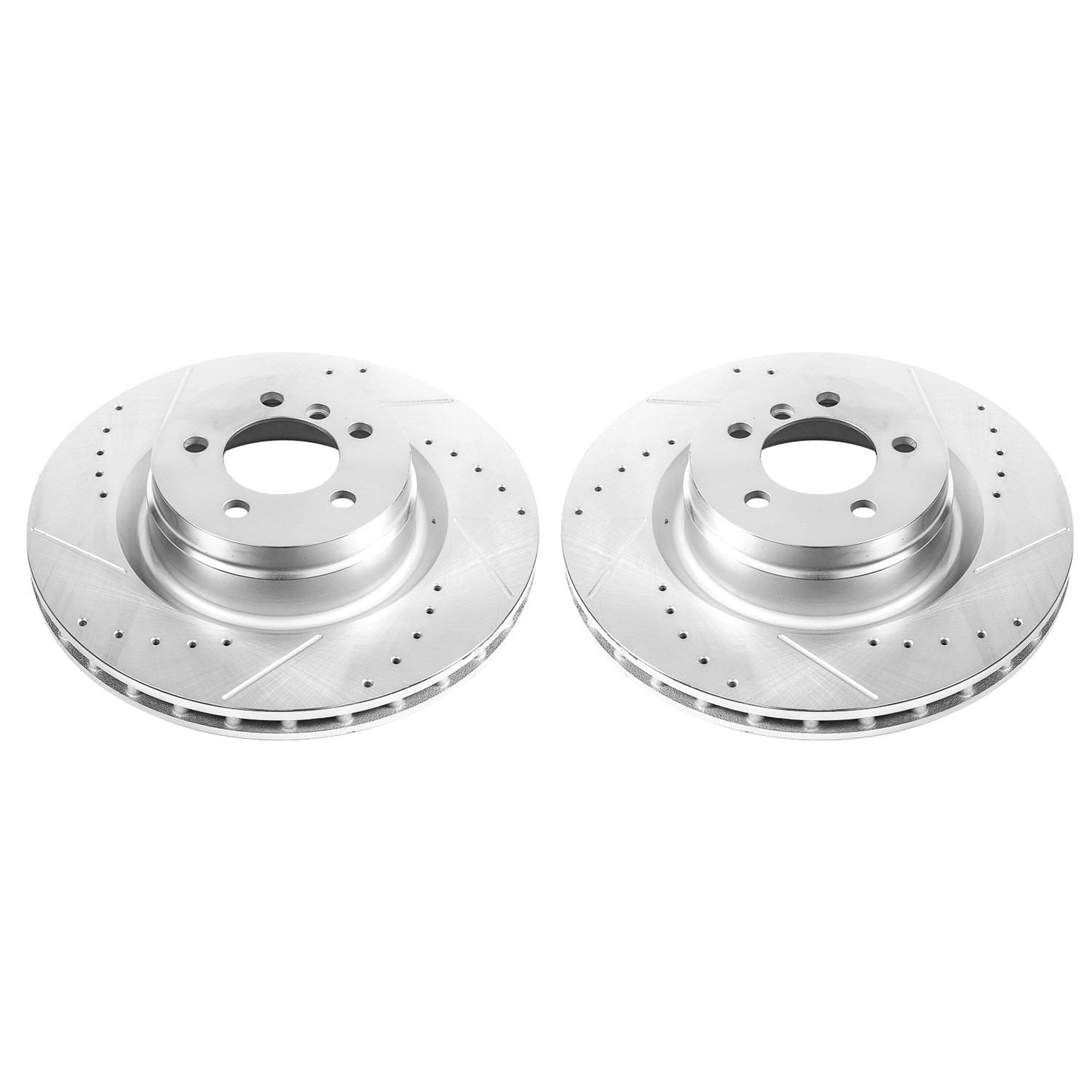 PowerStop Power Stop 06-12 Land Rover Range Rover Front Evolution Drilled & Slotted Rotors - Pair EBR815XPR
