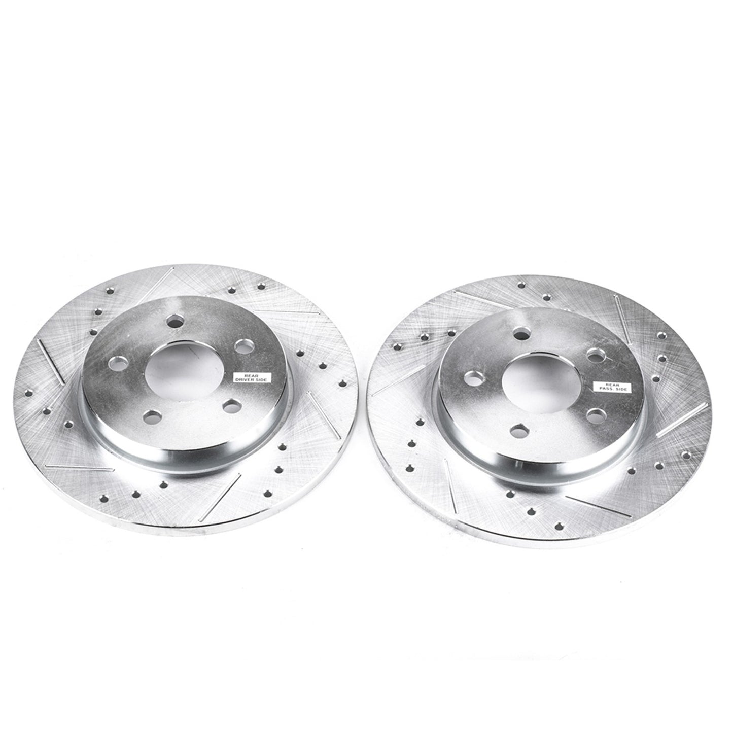 PowerStop Power Stop 02-08 Jaguar X-Type Rear Evolution Drilled & Slotted Rotors - Pair EBR817XPR