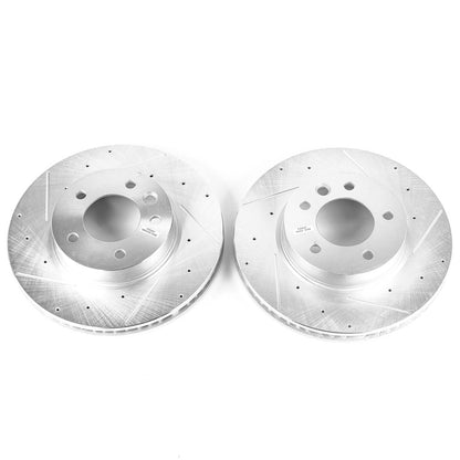 PowerStop Power Stop 04-06 Porsche Cayenne Front Evolution Drilled & Slotted Rotors - Pair EBR820XPR