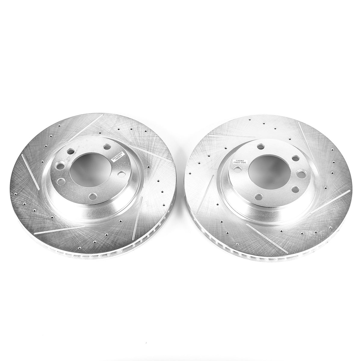 PowerStop Power Stop 07-15 Audi Q7 Front Evolution Drilled & Slotted Rotors - Pair EBR822XPR