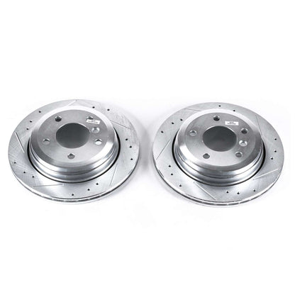 PowerStop Power Stop 01-05 BMW 325xi Rear Evolution Drilled & Slotted Rotors - Pair EBR826XPR