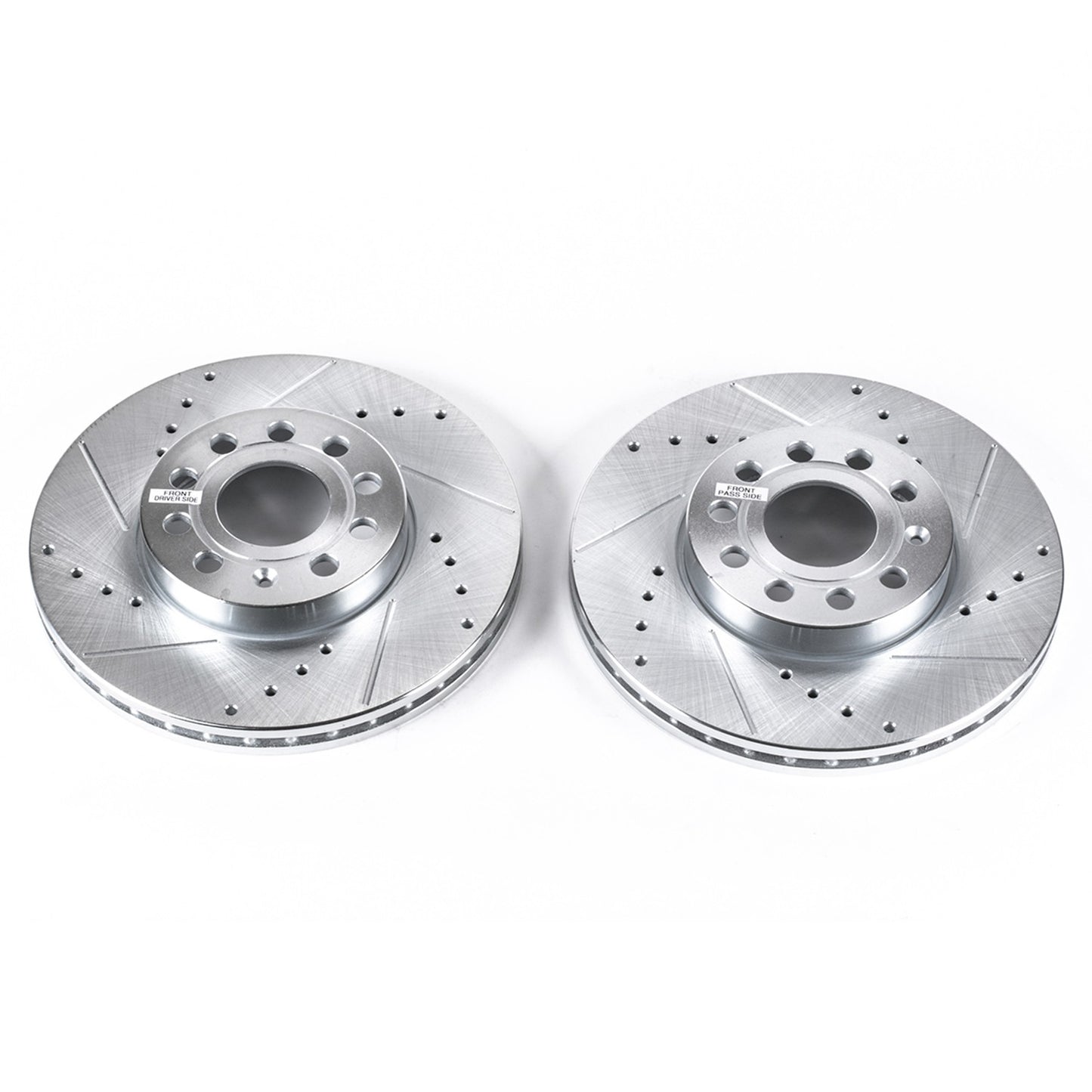 PowerStop Power Stop 10-13 Audi A3 Front Evolution Drilled & Slotted Rotors - Pair EBR830XPR