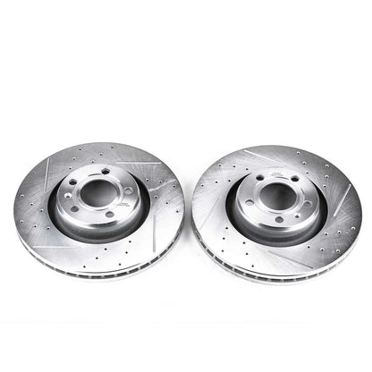 PowerStop Power Stop 05-11 Audi A6 Front Evolution Drilled & Slotted Rotors - Pair EBR831XPR