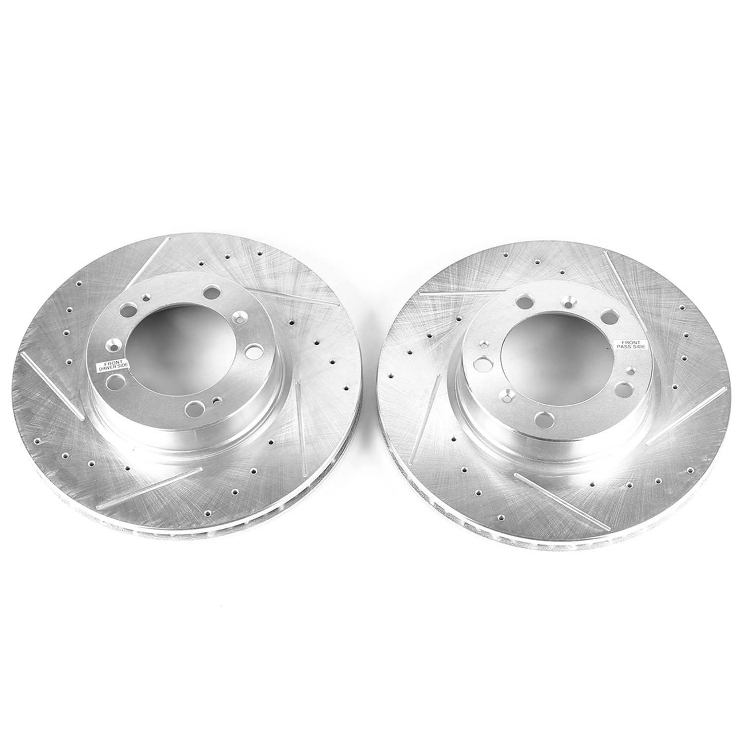 PowerStop Power Stop 99-08 Porsche 911 Front Evolution Drilled & Slotted Rotors - Pair EBR834XPR