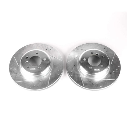 PowerStop Power Stop 08-10 BMW 535i Front Evolution Drilled & Slotted Rotors - Pair EBR840XPR