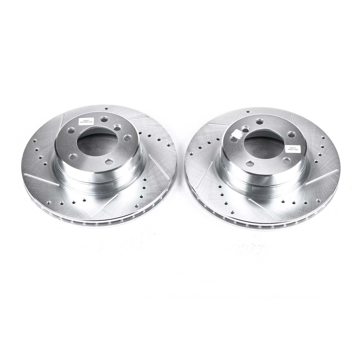 PowerStop Power Stop 04-07 BMW 525i Front Evolution Drilled & Slotted Rotors - Pair EBR841XPR