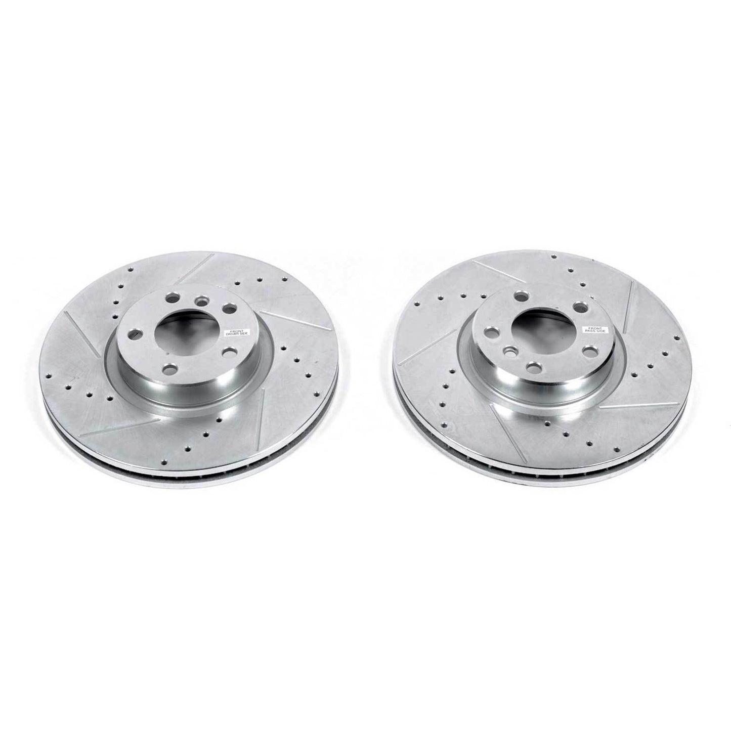 PowerStop Power Stop 07-13 BMW X5 Front Evolution Drilled & Slotted Rotors - Pair EBR851XPR