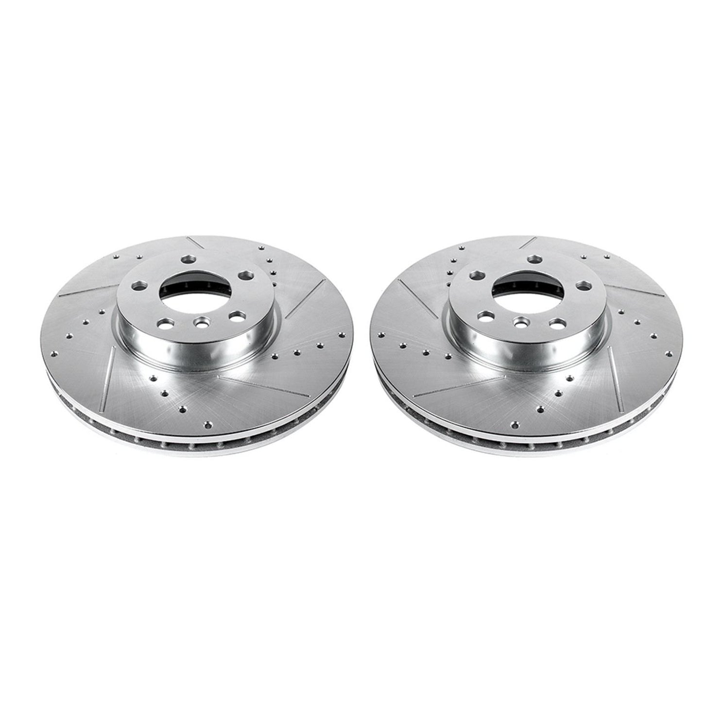 PowerStop Power Stop 07-18 BMW X5 Front Evolution Drilled & Slotted Rotors - Pair EBR852XPR