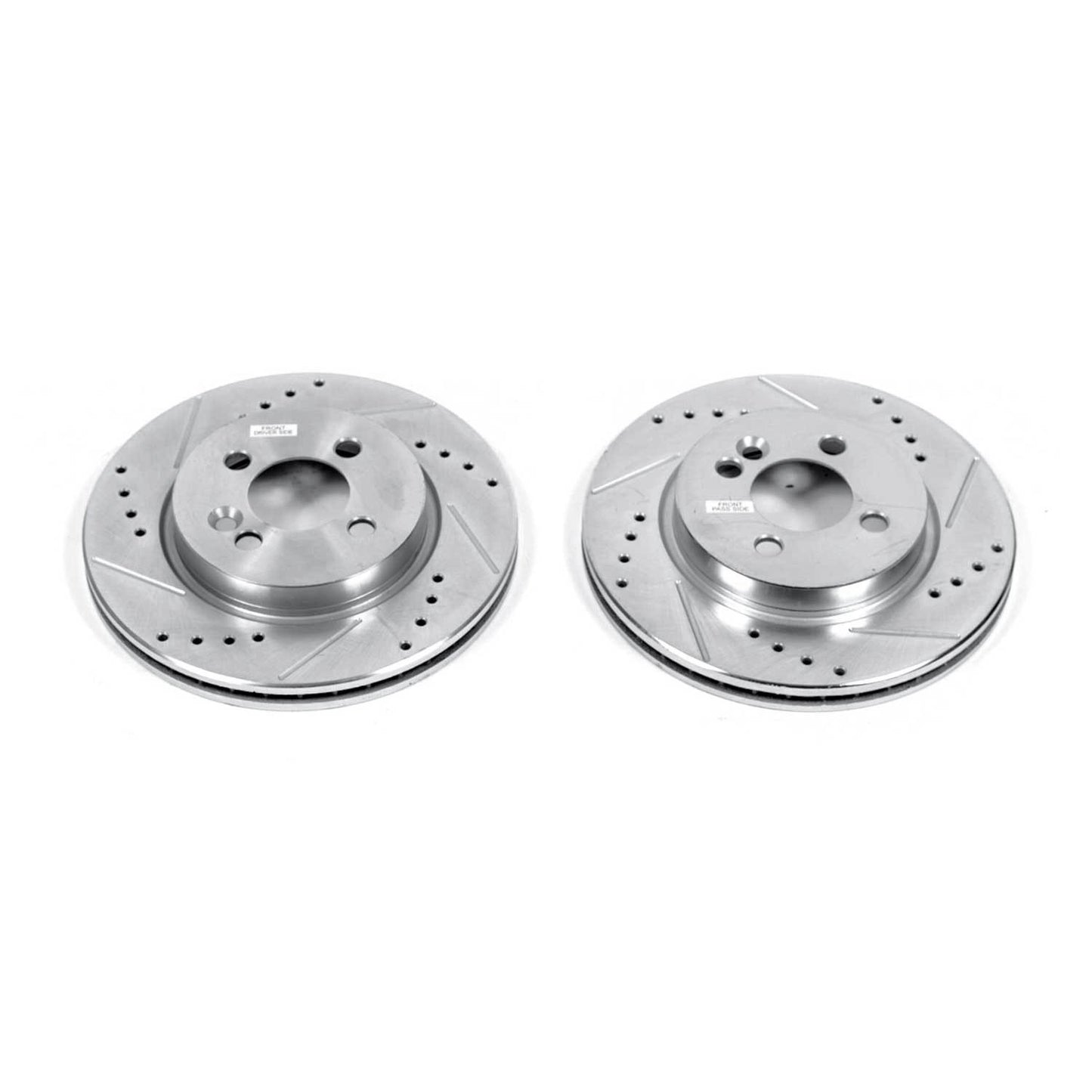 PowerStop Power Stop 07-09 Mini Cooper Front Evolution Drilled & Slotted Rotors - Pair EBR853XPR