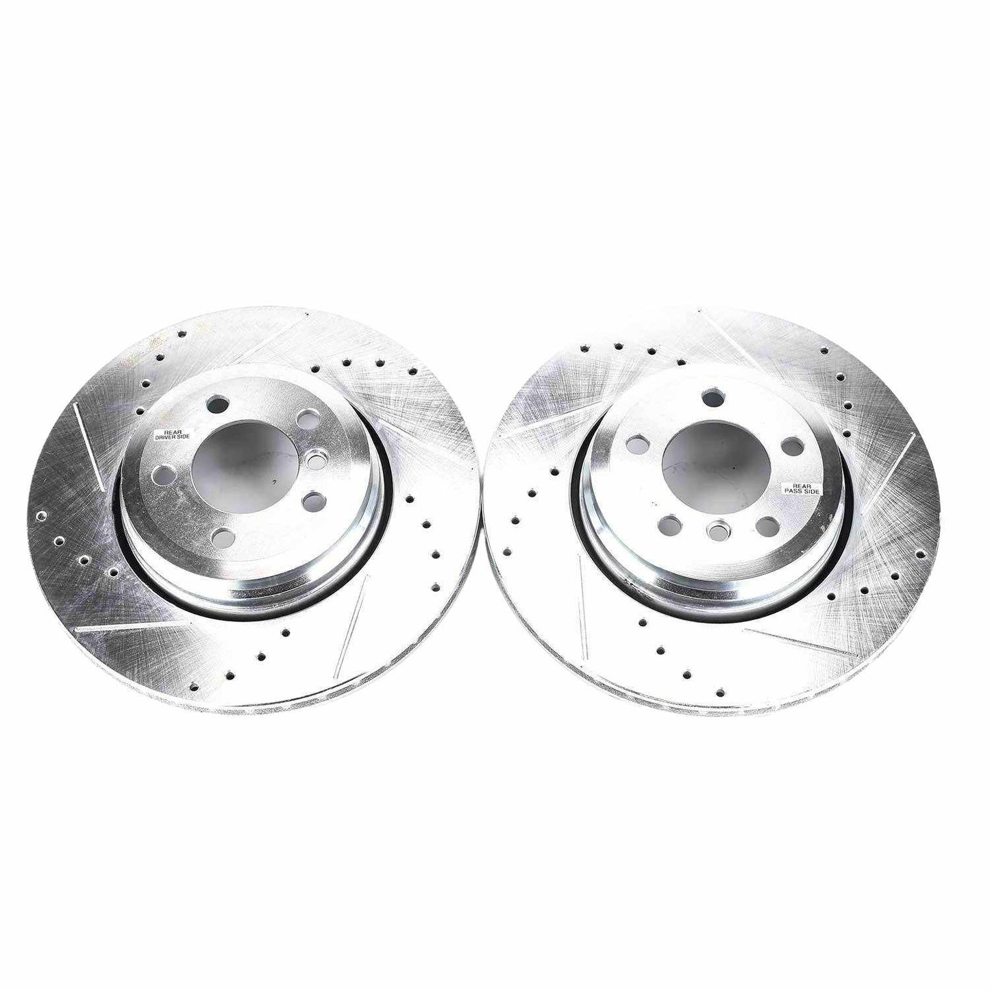 PowerStop Power Stop 02-05 BMW 745i Rear Evolution Drilled & Slotted Rotors - Pair EBR865XPR