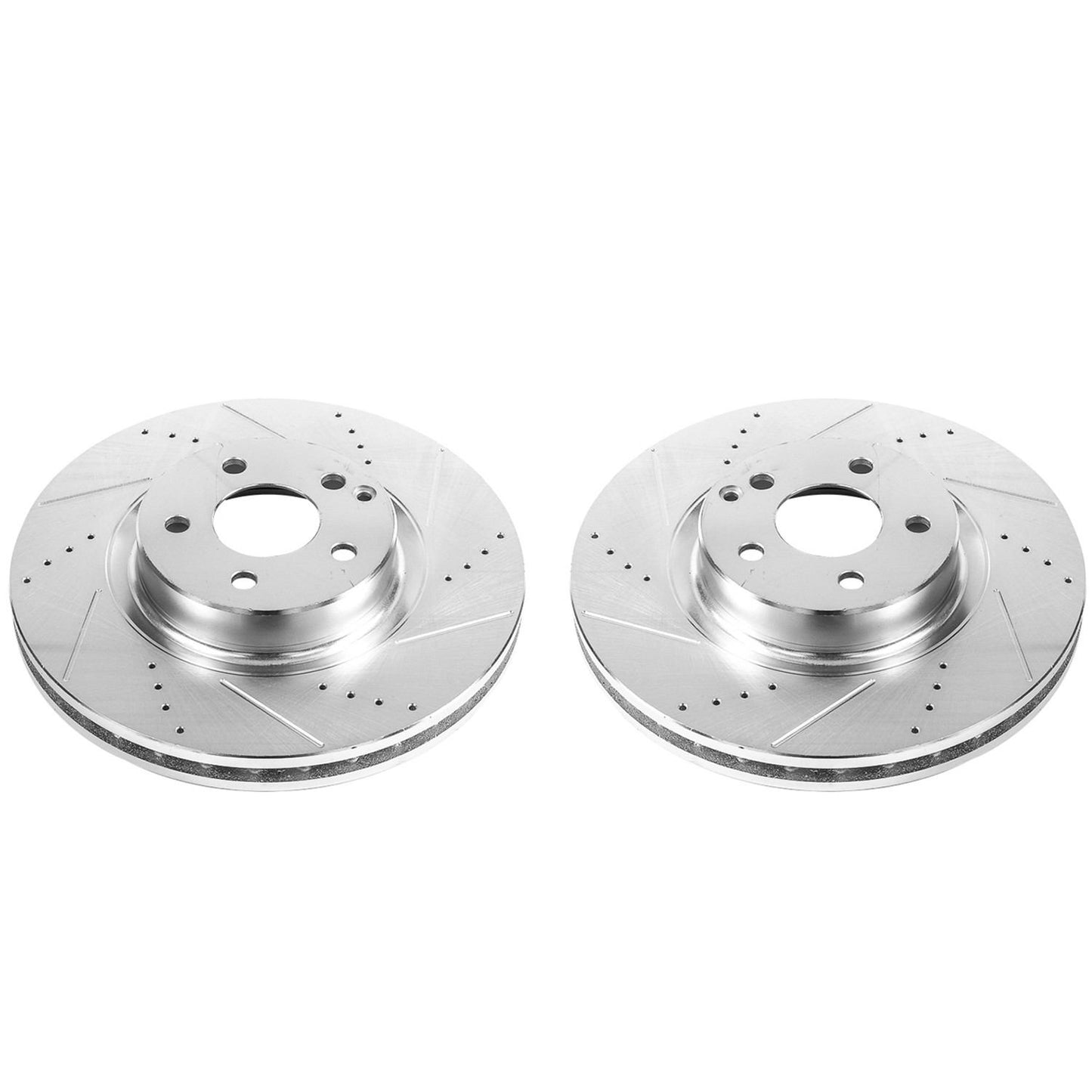 PowerStop Power Stop 07-09 Mercedes-Benz E350 Front Evolution Drilled & Slotted Rotors - Pair EBR866XPR